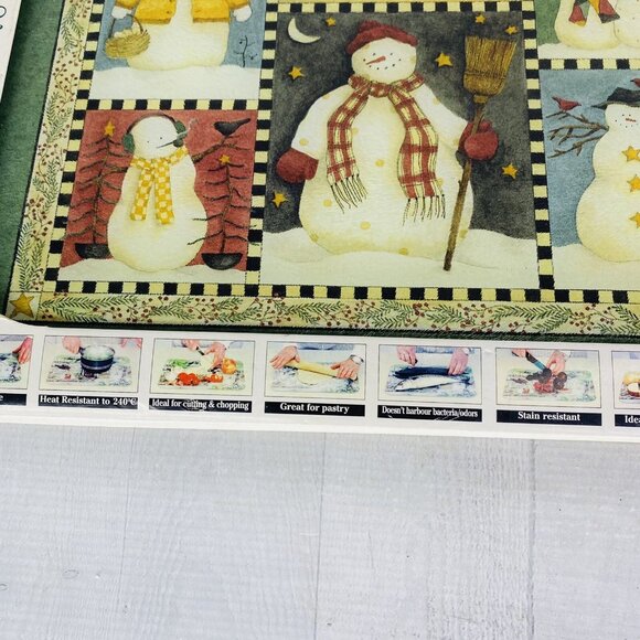 Debbie Mumm Creative Tops Christmas Holiday Tempered Glass Counter Top Protector - Picture 12 of 16